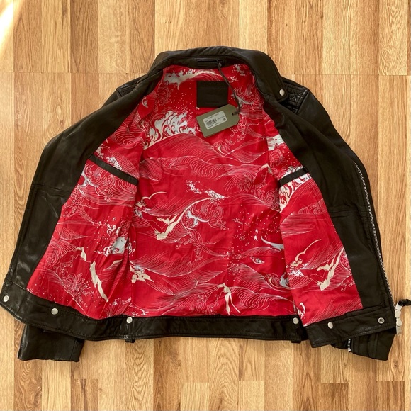 ALLSAINTS Hedworth Leather Jacket - Picture 3 of 5